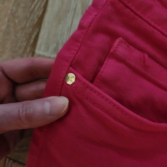 Kate Spade Vibrant Pink Skinny Jeans - Picture 3 of 5